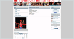 Desktop Screenshot of hvidovrebokseklub.dk